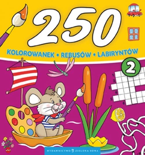 250 kolorowanek część 2