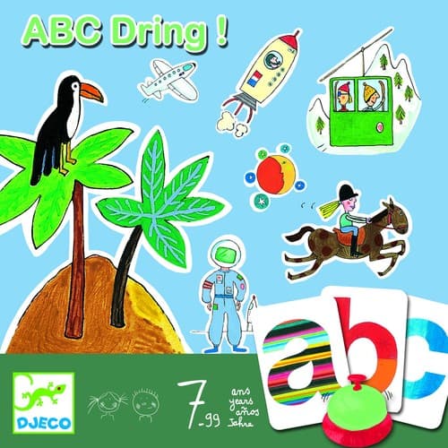 ABC Dring! Gra karciana zabawa alfabetem