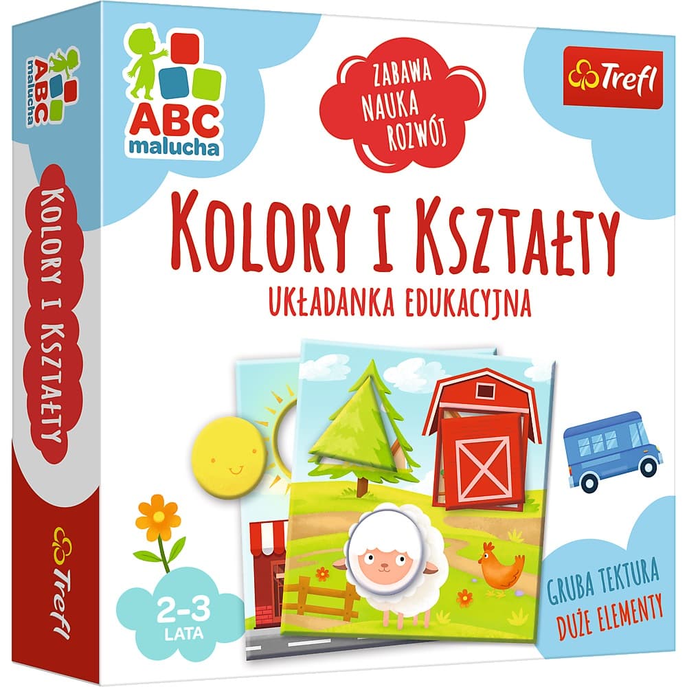 ABC malucha Kolory i kształty Układanka edukacyjna