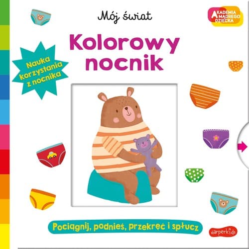 Akademia mądrego dziecka Kolorowy nocnik Mój świat