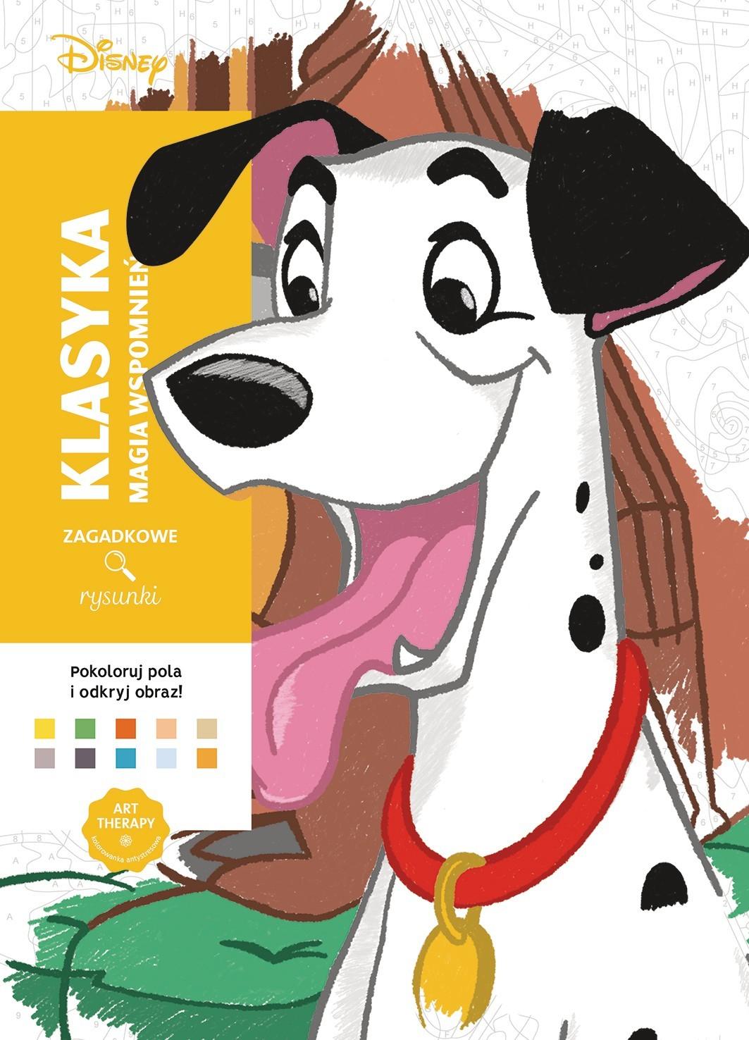 Art therapy. Kolorowanka antystresowa. Disney. Klasyka. Magia wspomnień. Zagadkowe rysunkiArt therapy. Kolorowanka antystresowa. Disney. Klasyka. Magia wspomnień. Zagadkowe rysunki