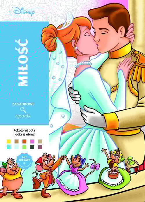 Art therapy Kolorowanka antystresowa Disney Miłość