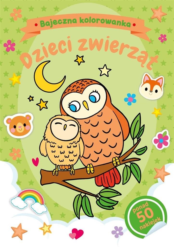 Bajeczna kolorowanka Dzieci zwierząt