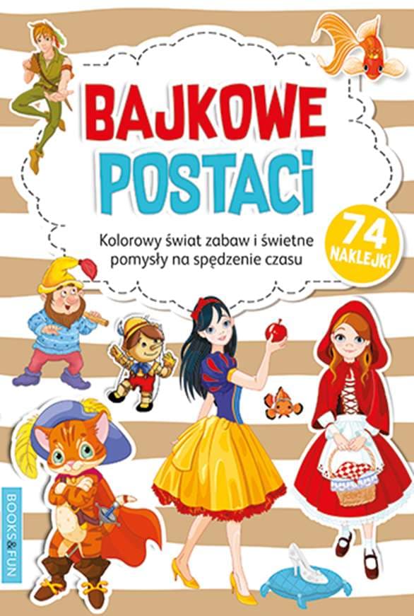 Bajkowe postaci. Kolorowanka