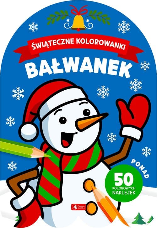 Bałwanek Świąteczne kolorowanki