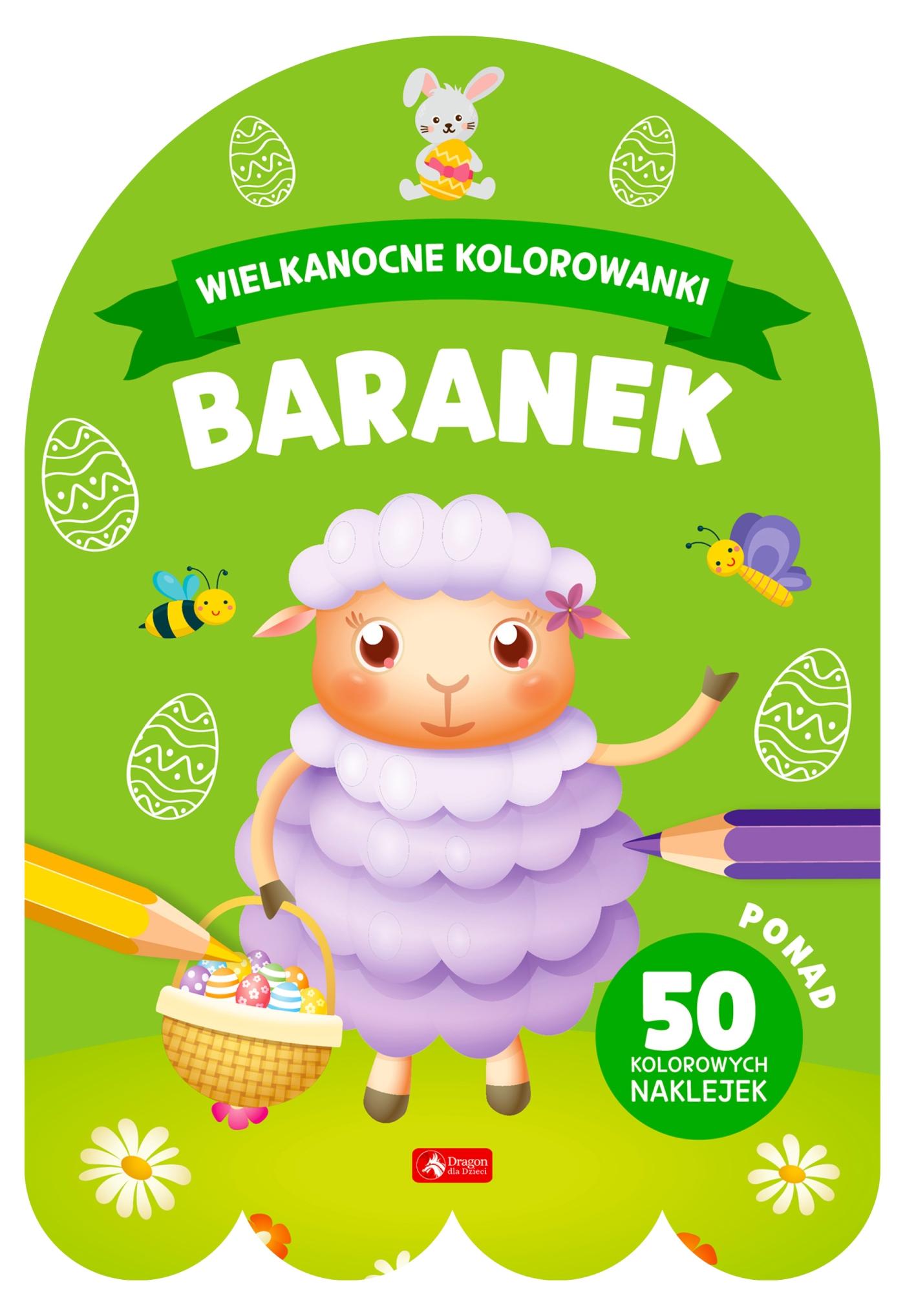 Baranek. Wielkanocne kolorowanki