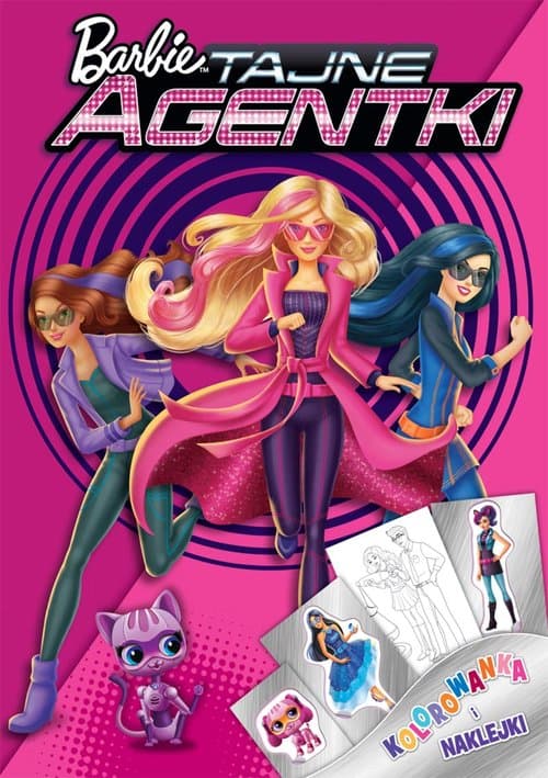 Barbie Tajne Agentki. Kolorowanka i naklejki DPN-108