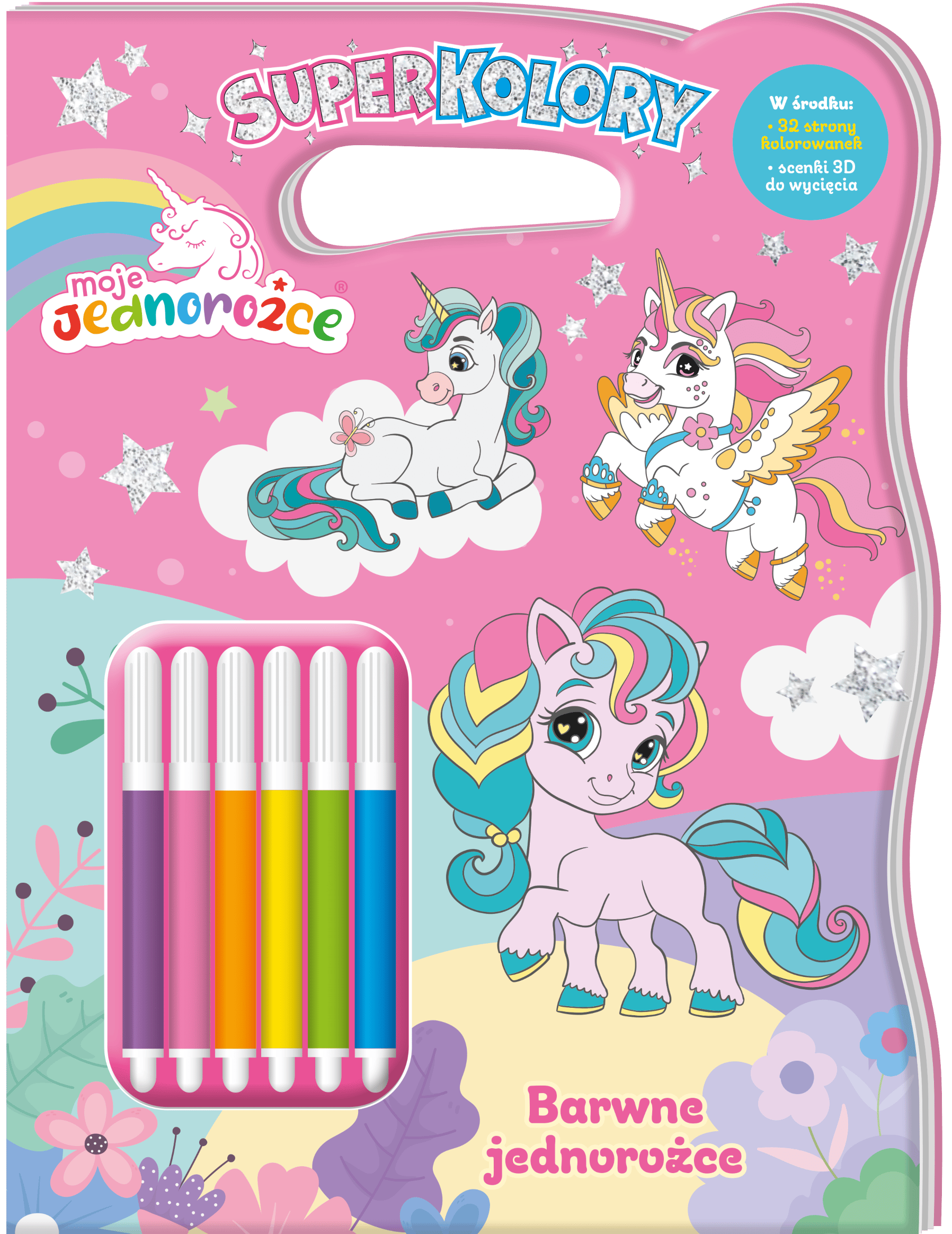 Barwne jednorożce. Moje Jednorożce.  Superkolory