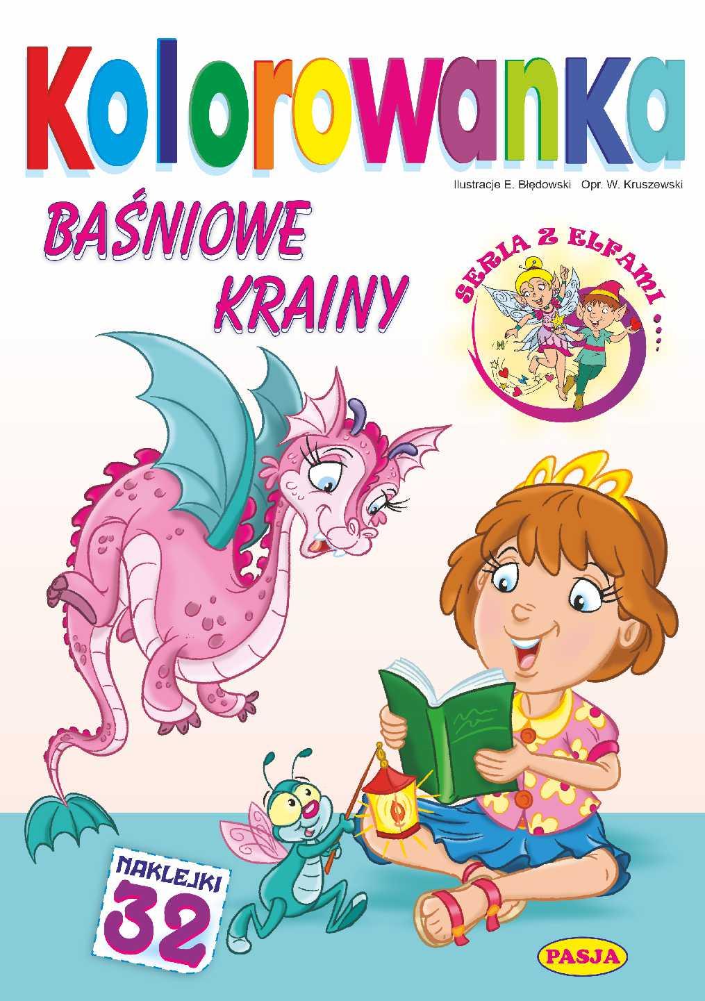 Baśniowe krainy. Kolorowanka