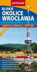 Bliskie okolice Wrocławia cz. pd.-zach. mapa
