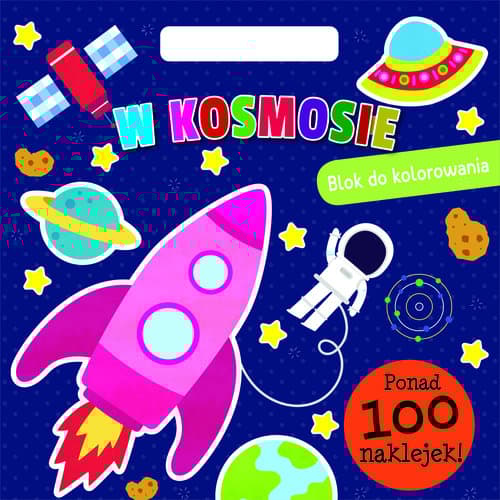 Blok do kolorowania W kosmosie