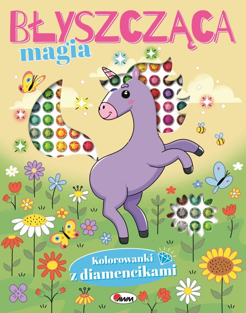 Błyszcząca magia Kolorowanki z diamencikami