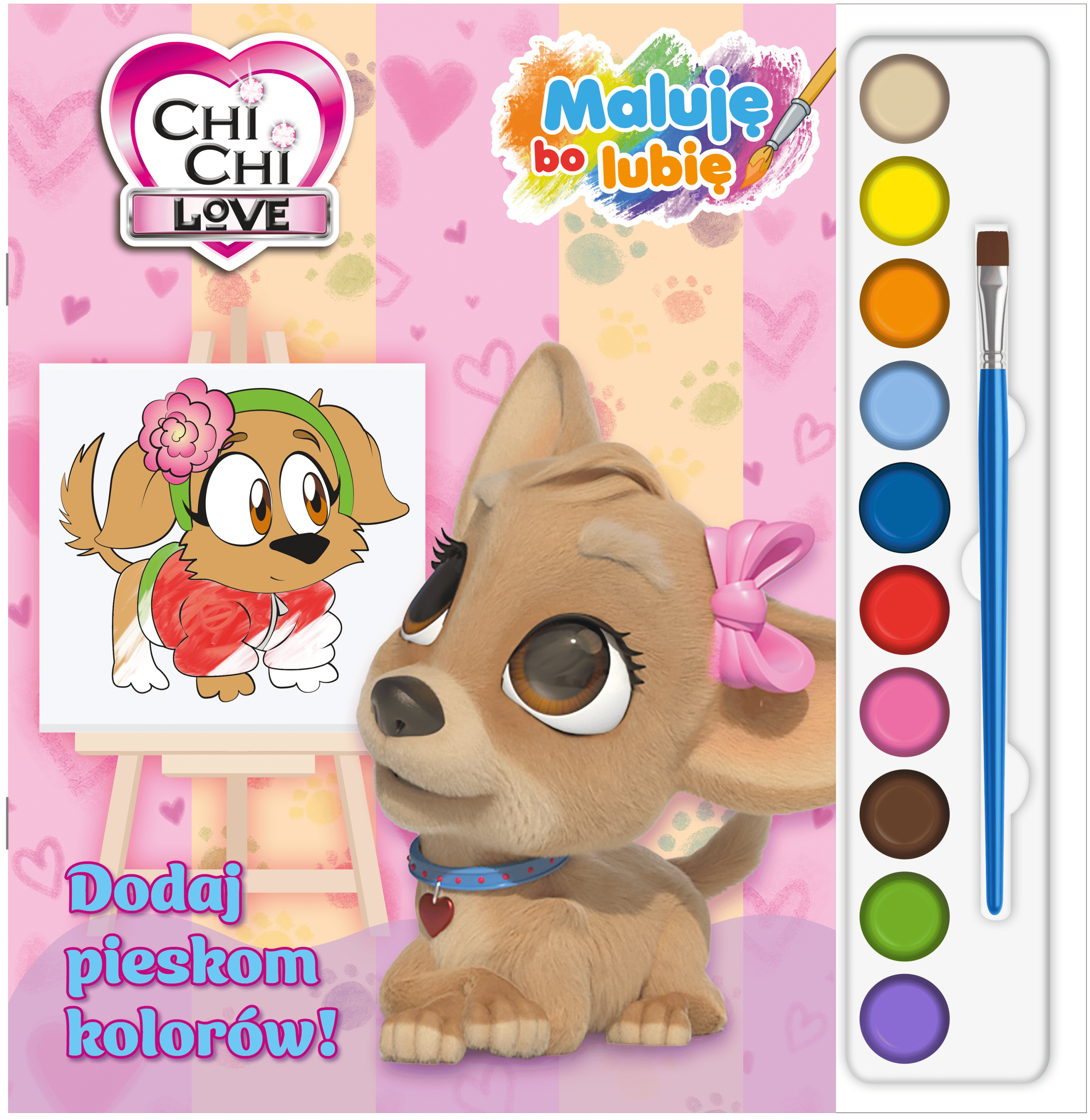Chi Chi Love Maluję bo lubię Dodaj pieskom kolorów!