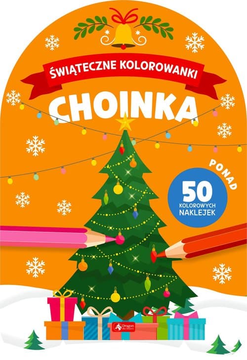 Choinka Świąteczne kolorowanki