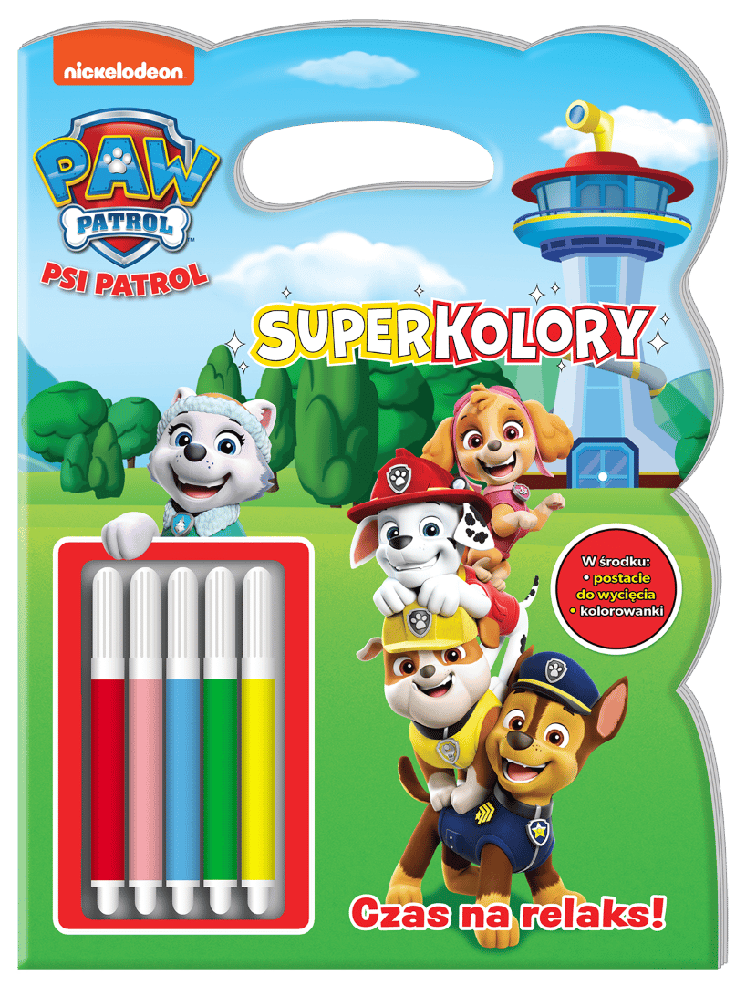 Czas na relaks. Psi Patrol. SuperKolory
