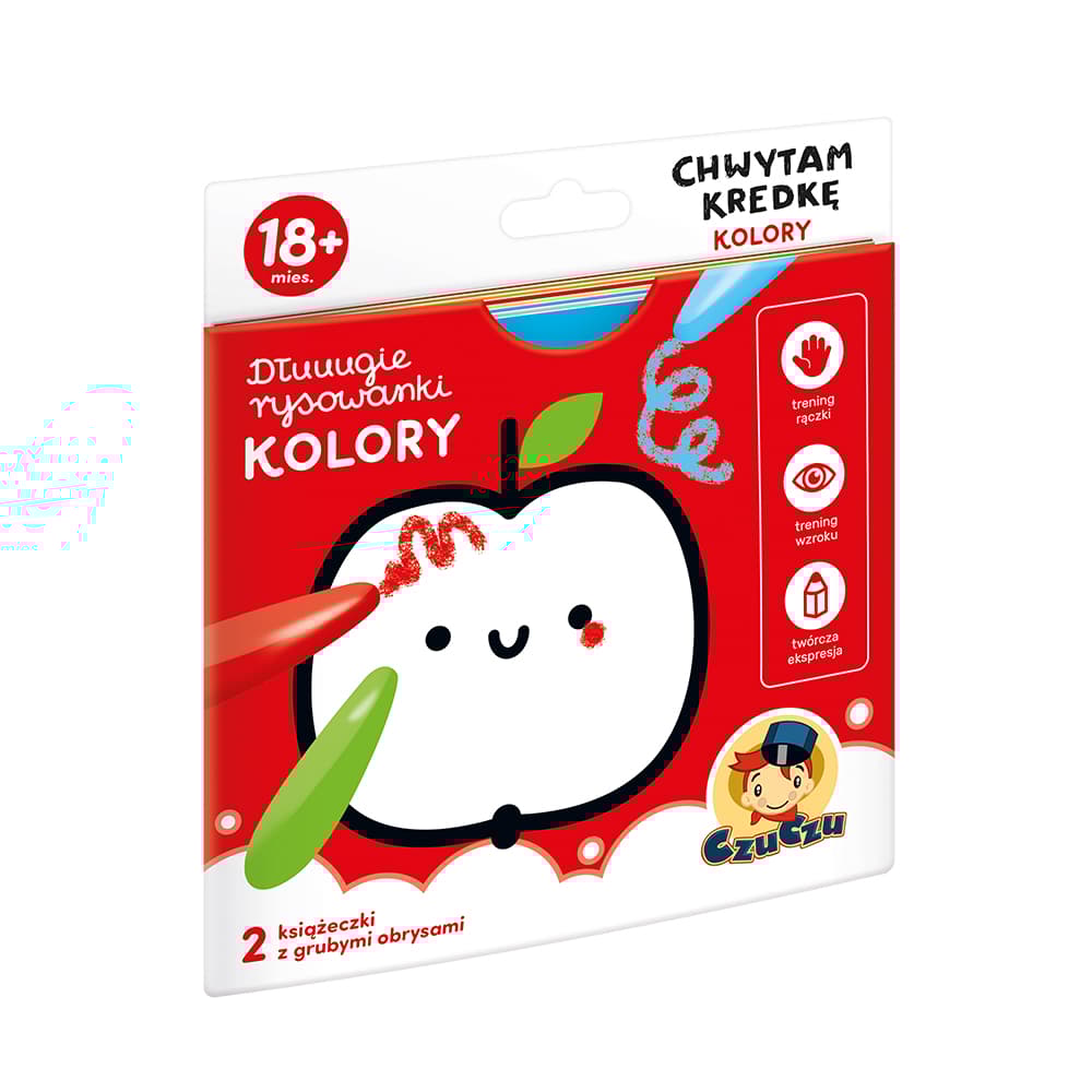 CzuCzu Dłuuugie rysowanki Chwytam kredkę Kolory