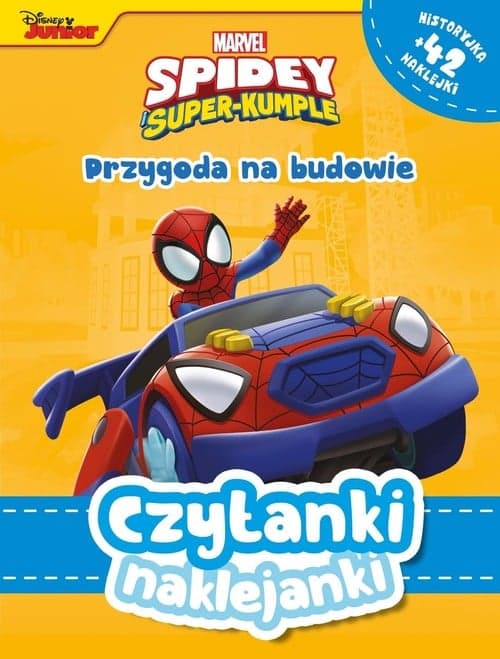 Czytanki naklejanki Przygoda na budowie Marvel Spidey Super-kumple