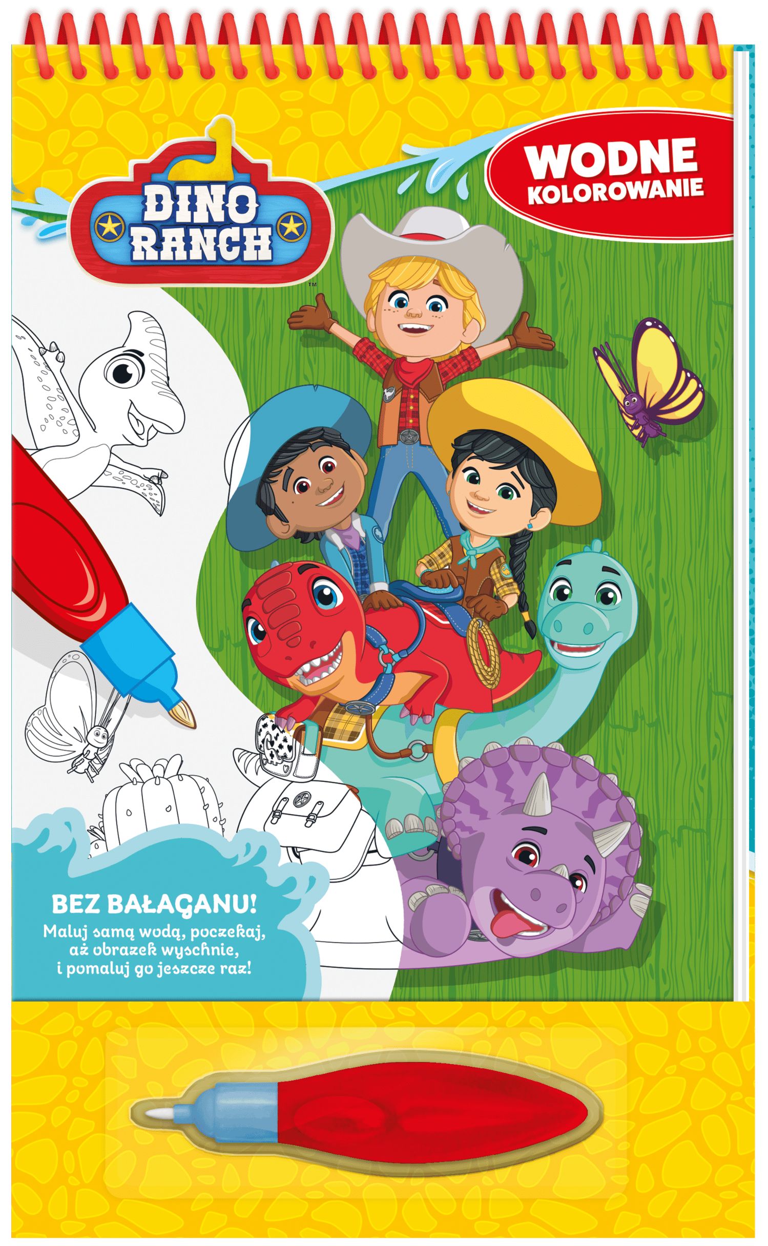 Dino Ranch. Wodne kolorowanie
