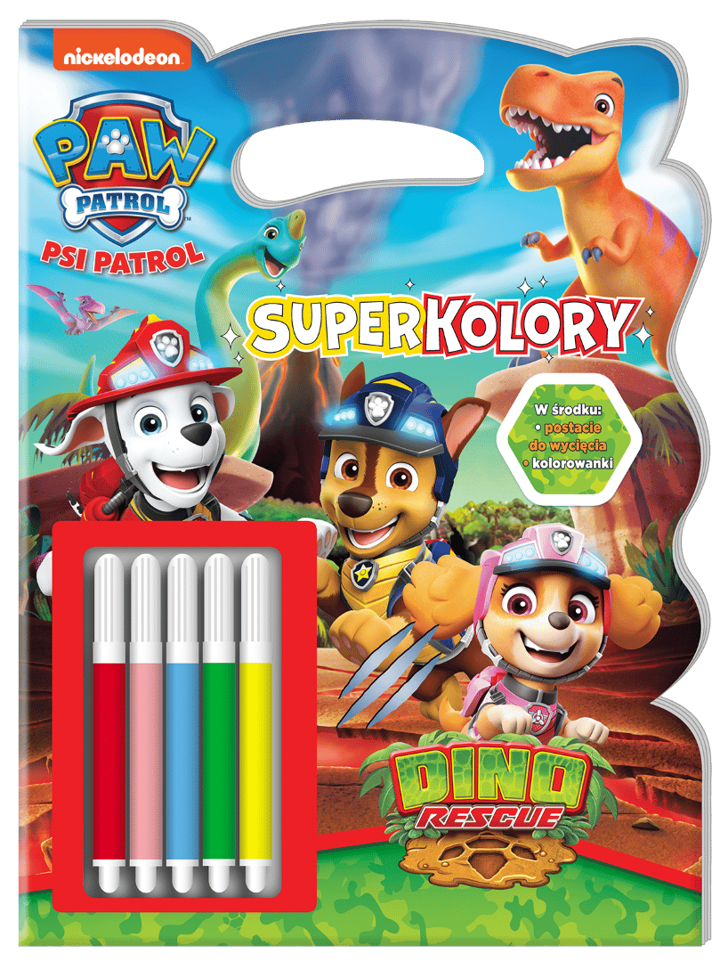 Dino Rescue. Psi Patrol. SuperKolory
