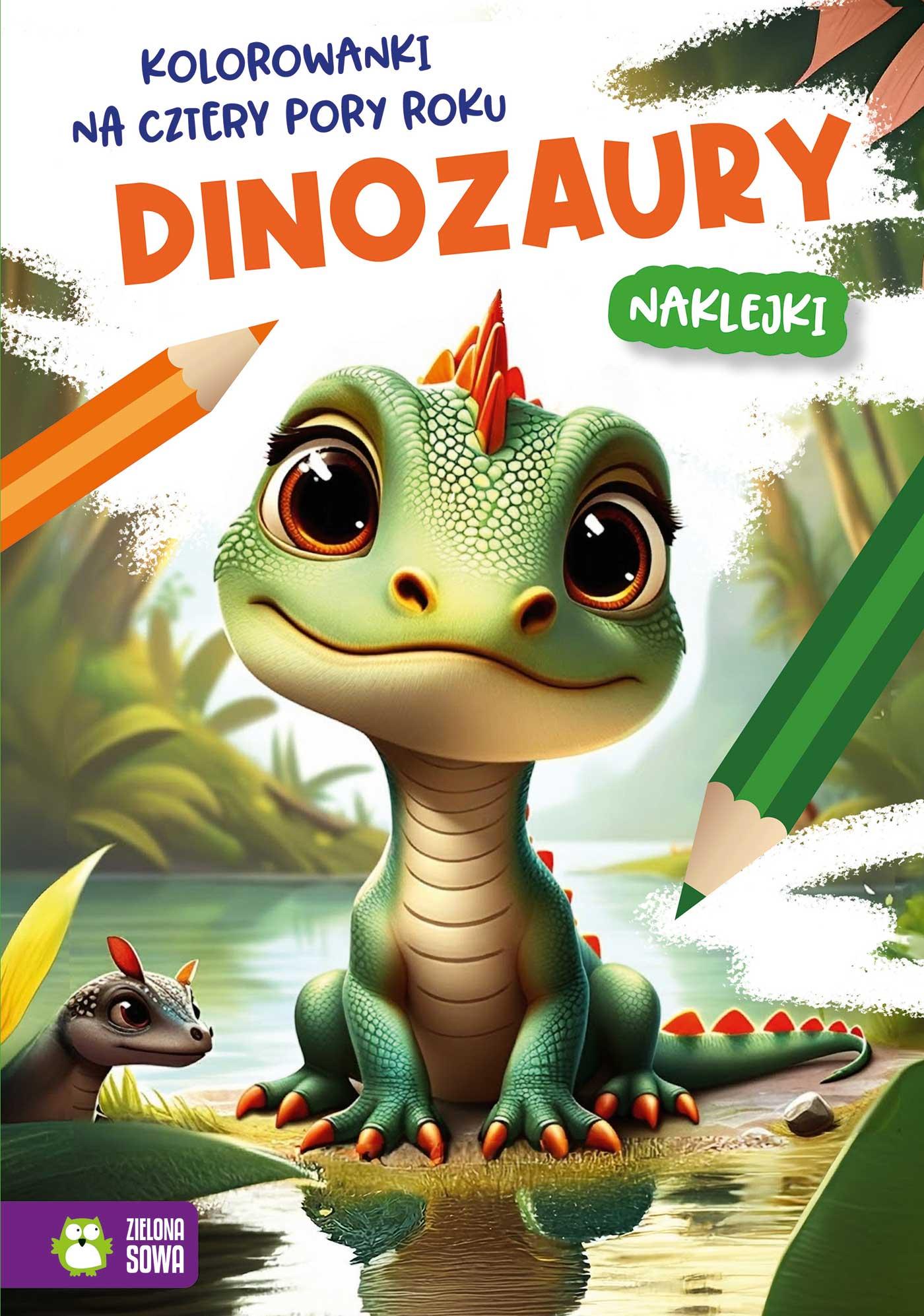 Dinozaury. Kolorowanki na cztery pory roku