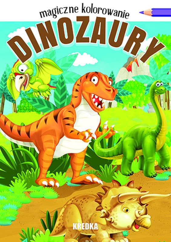 Dinozaury. Magiczne kolorowanie