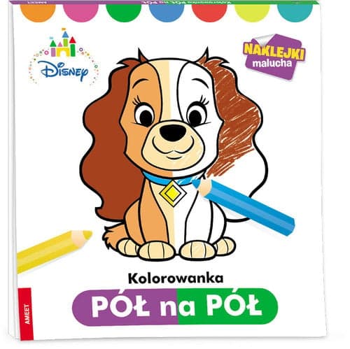 Disney Maluch Kolorowanka pół na pół PNP-1