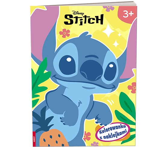 Disney Stich. Kolorowanka z naklejkami