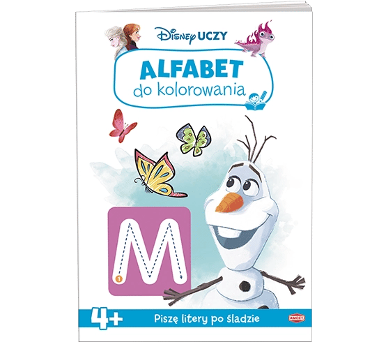 DISNEY UCZY. Kraina lodu. Alfabet do kolorowania