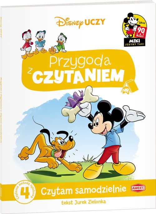 Disney Uczy Przygoda z czytaniem Mickey Mouse Czytam samodzielnie poziom 4 Czytanie metodą sylabową