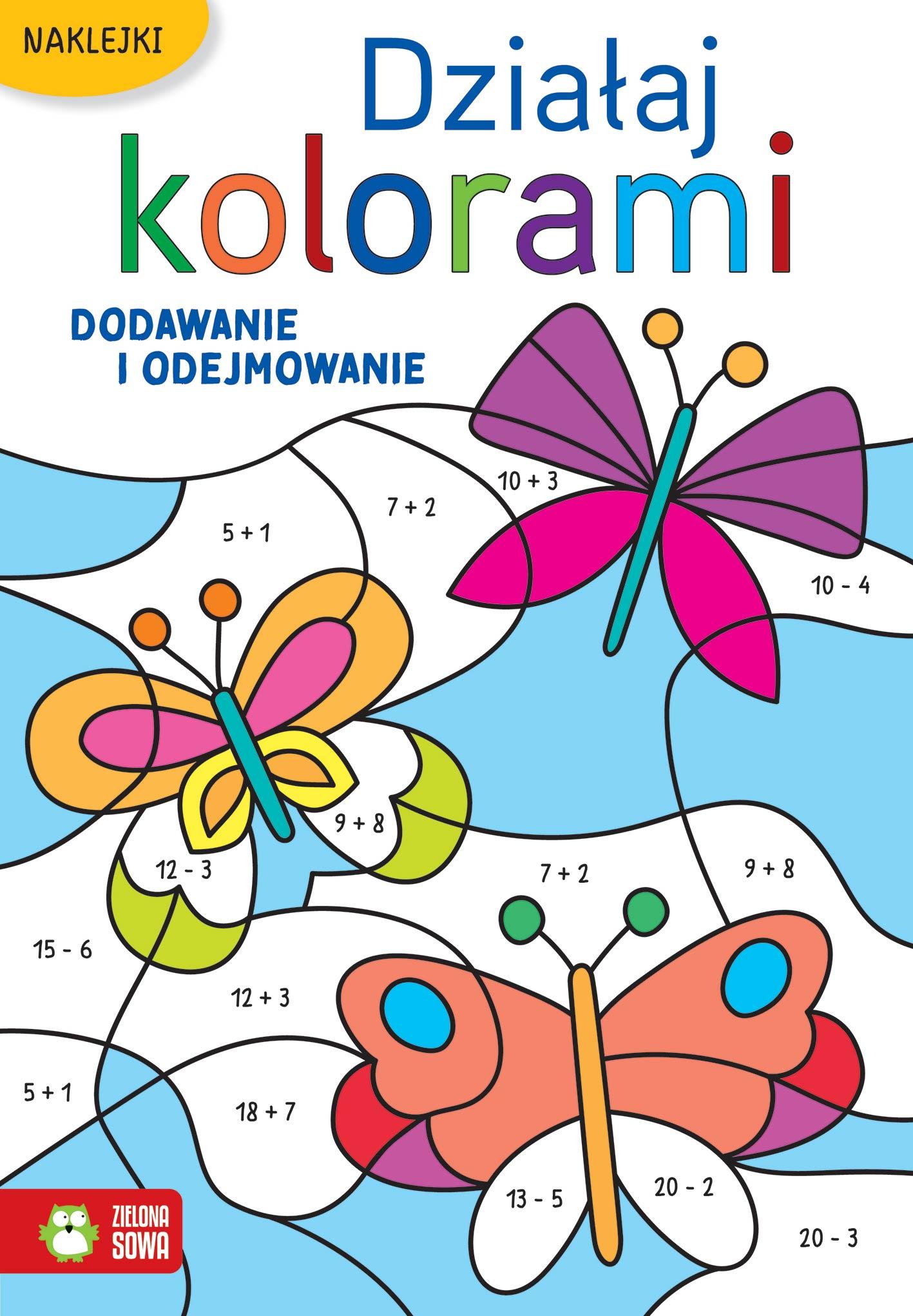 Dodawanie i odejmowanie. Działaj kolorami