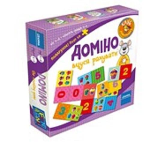 Domino gra w liczenie wersja ukraińska