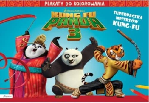 Dream Works Kung Fu Panda 3 Superpaczka Plakaty do kolorowania