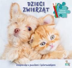 Dzieci zwierząt. Książeczki z puzzlami i kolorowankami