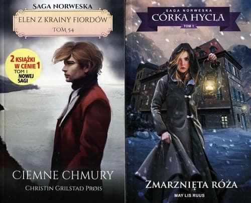 Elen z krainy fiordów Tom 54 Ciemne chmury / Córka hycla Tom 1 Zmarznięta róża Pakiet