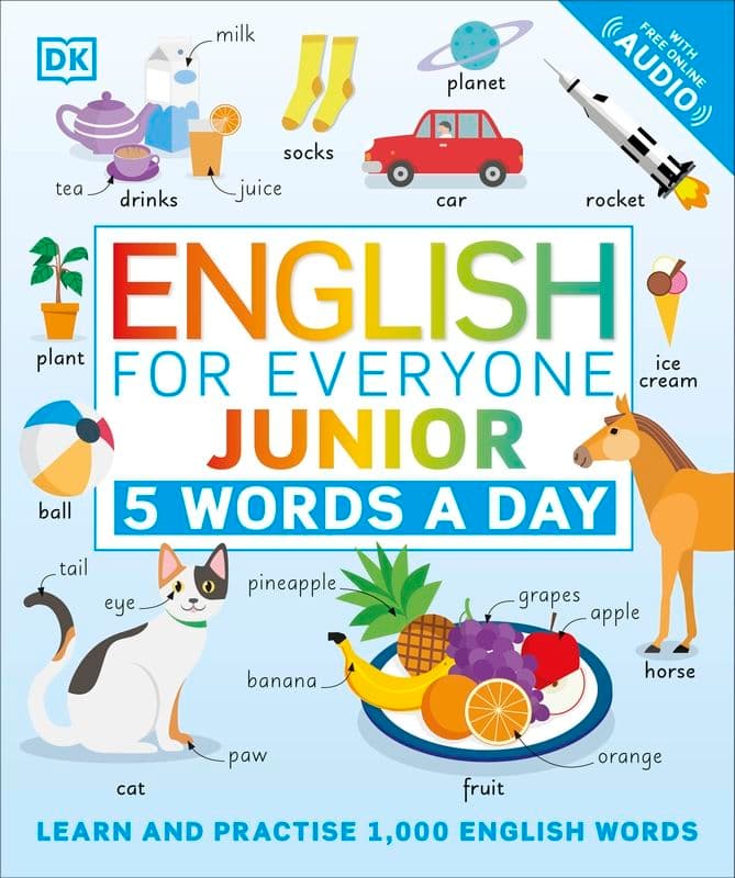 English for Everyone Junior 5 Words a Day. Learn and Practise 1,000 English Words wer. angielska