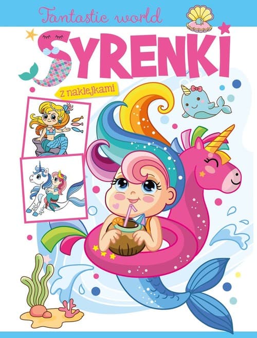 Fantastic world Syrenki z naklejkami