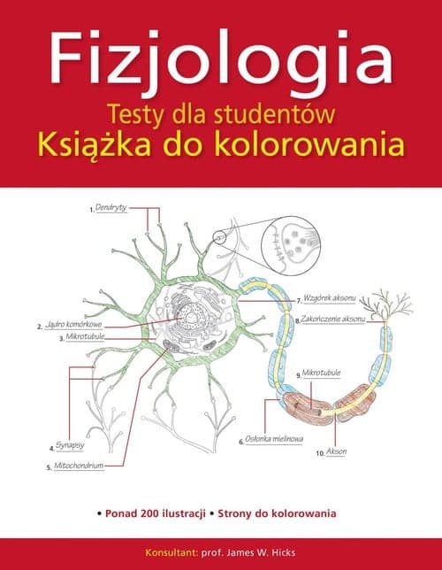 Fizjologia Testy dla studentów Książka do kolorowania