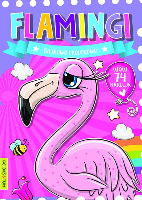 Flamingi. Bajkowo kolorowo