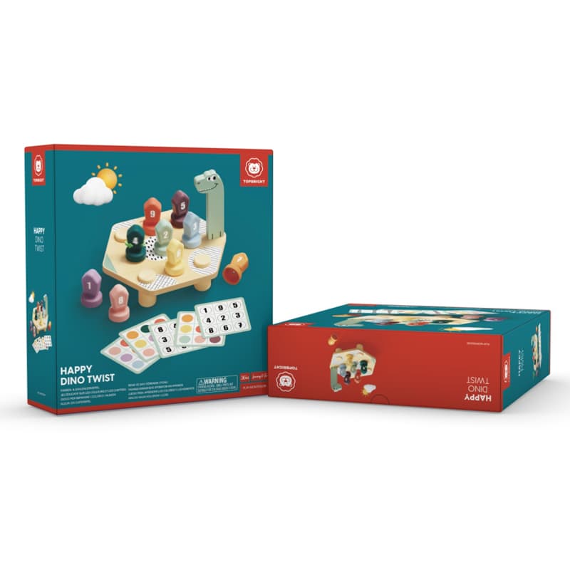 Gra do nauki kolorów i liczb Dino