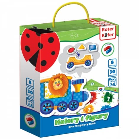 Gra Magnetyczna kolory i figury rk2201-06