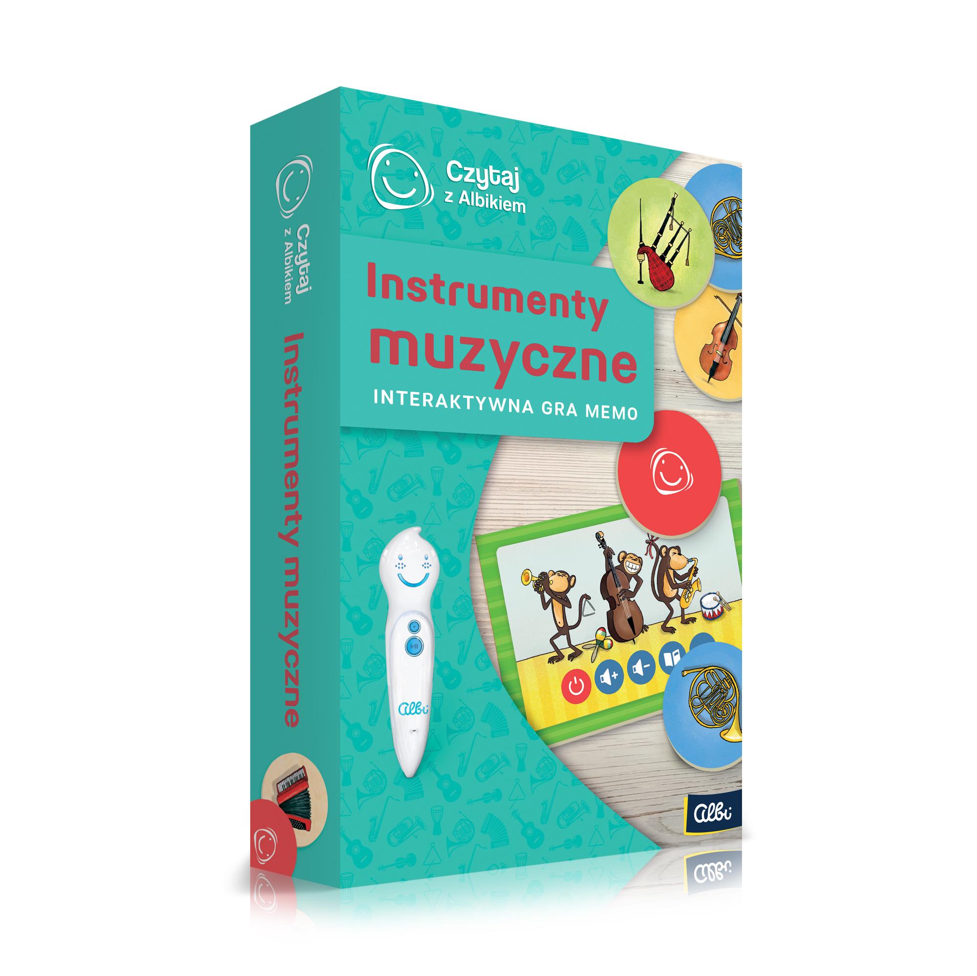 Gra Memo Czytaj z Albikiem Instrumenty muzyczne