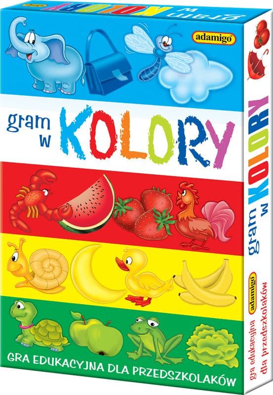 Gram w kolory Gra edukacyjna dla przedszkolaków