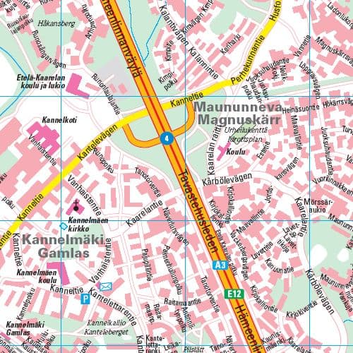 Helsinki mapa 1:15 000