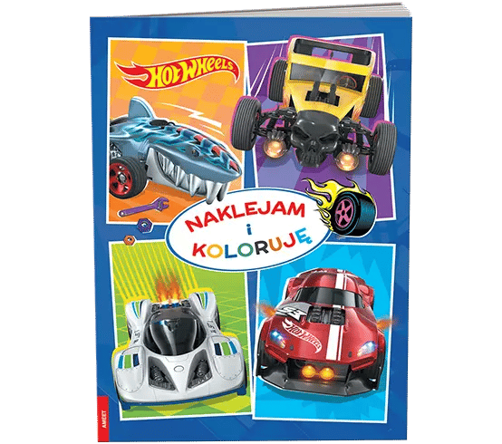 Hot Wheels Naklejam i Koloruję