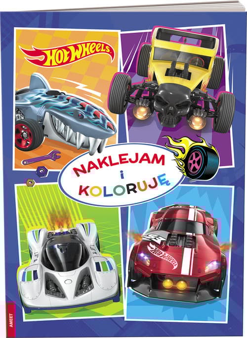 Hot Wheels Naklejam i Koloruję