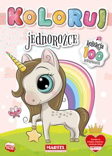 Jednorożce. Koloruj