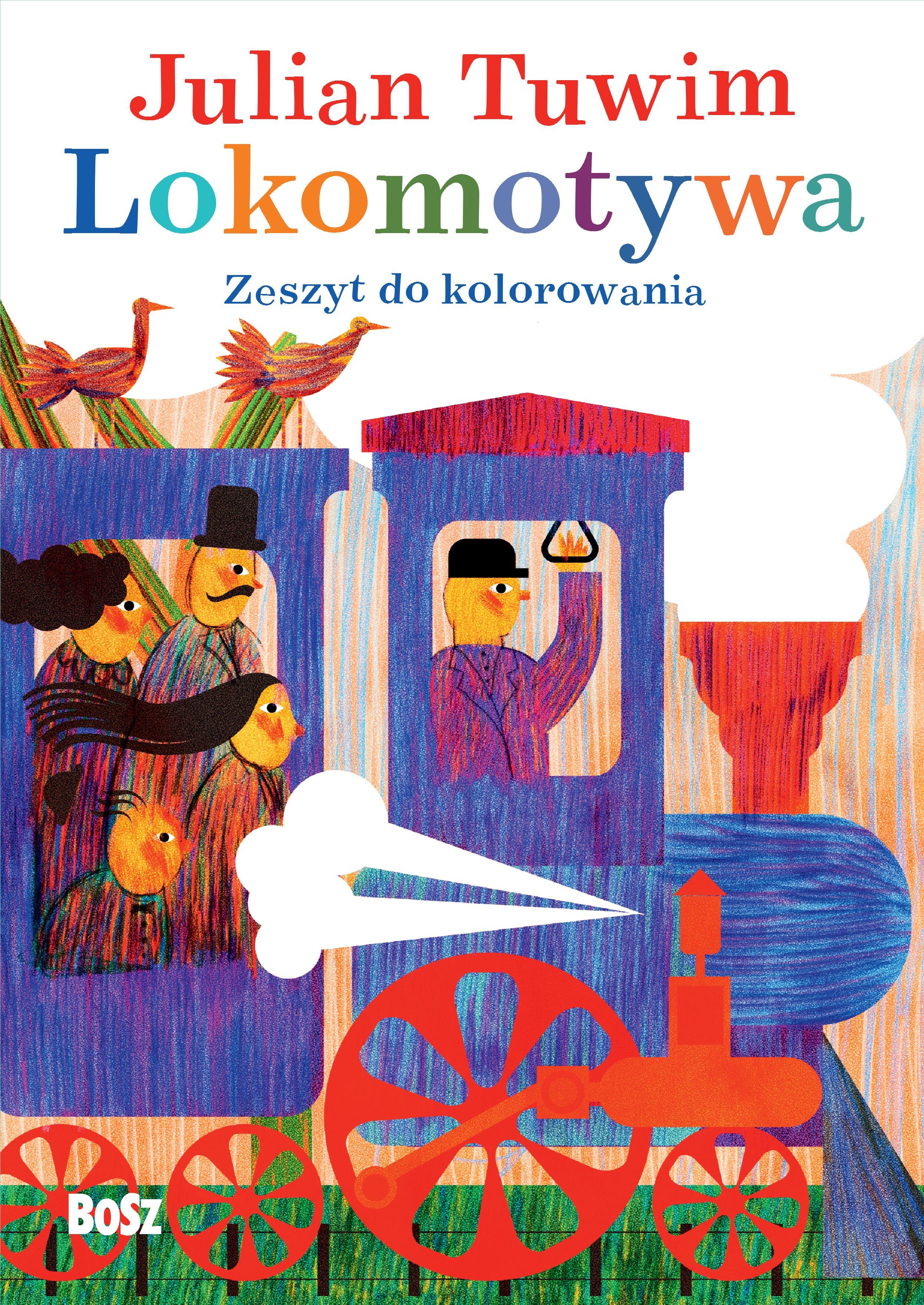 Julian Tuwim „Lokomotywa”. Zeszyt do kolorowania