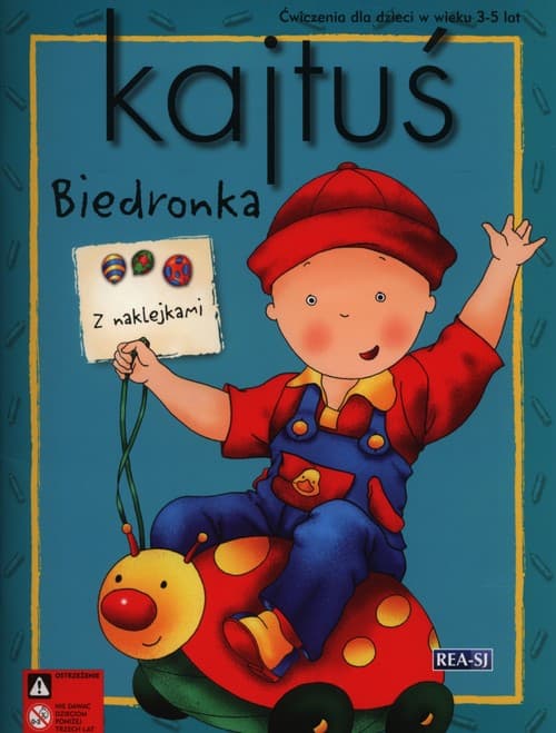 Kajtuś Biedronka z naklejkami