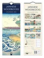 Kalendarz 2026 paskowy Japońskie drzeworyty