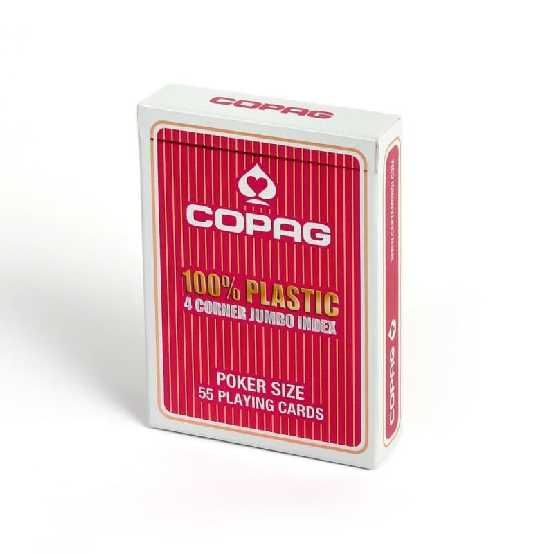 Karty do gry Copag 100% plastic 4 corner jumbo index